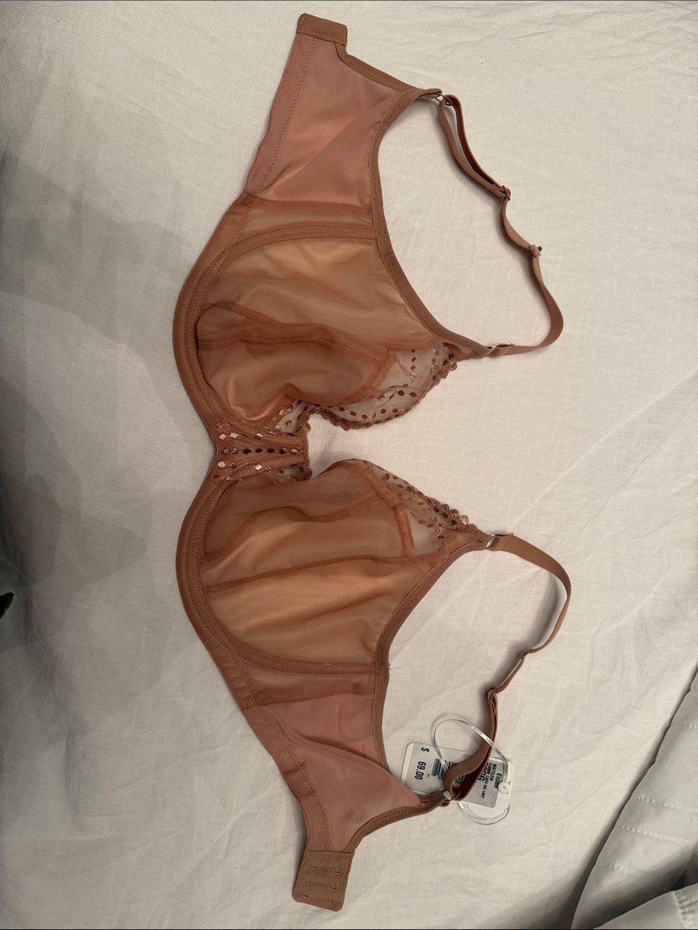 Elomi Matilda 32GG Underwire Bra in Cafe au Lait NWT